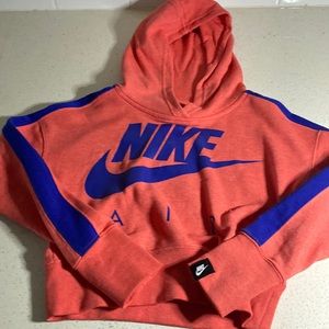 Nike Air Loose Fit Crop Top Hoodie size- small.